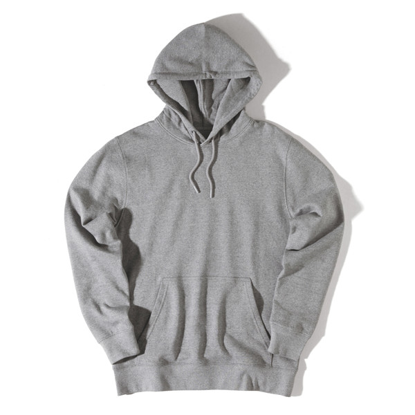 Lehká mikina s kapucí Iqoniq Rila z recykl. bavlny - Light Heather Anthracite / XXS