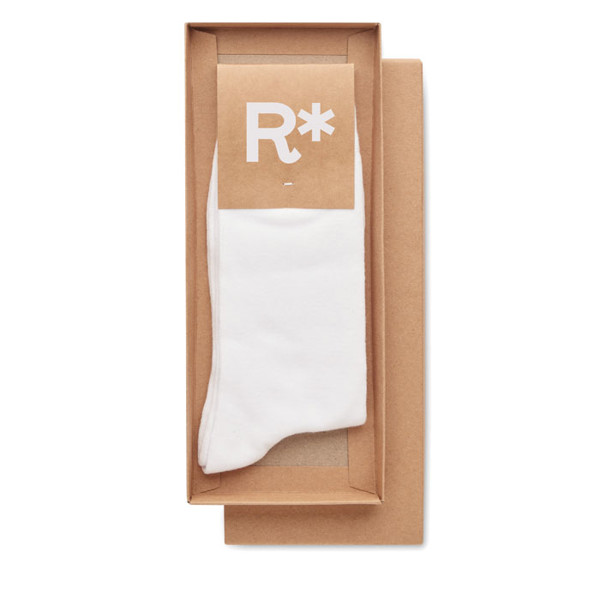 Pair of socks in gift box L Tada L - White