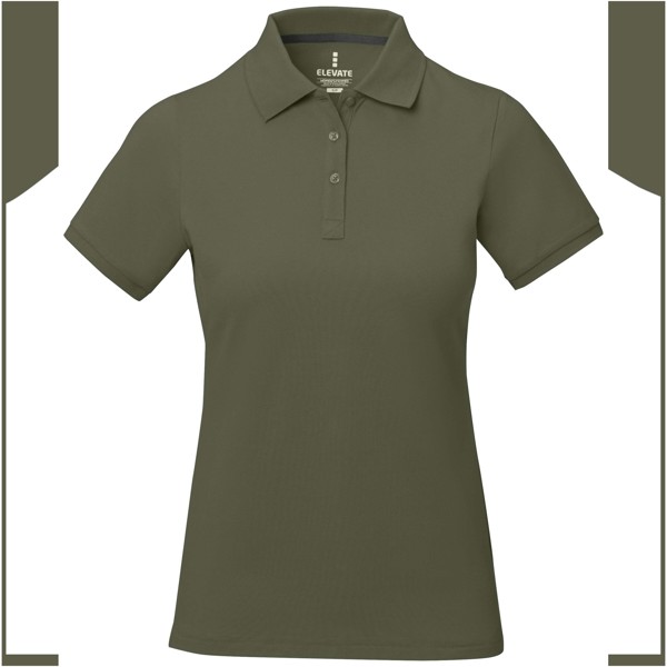 Polo manches courtes femme Calgary - Vert forêt / XS