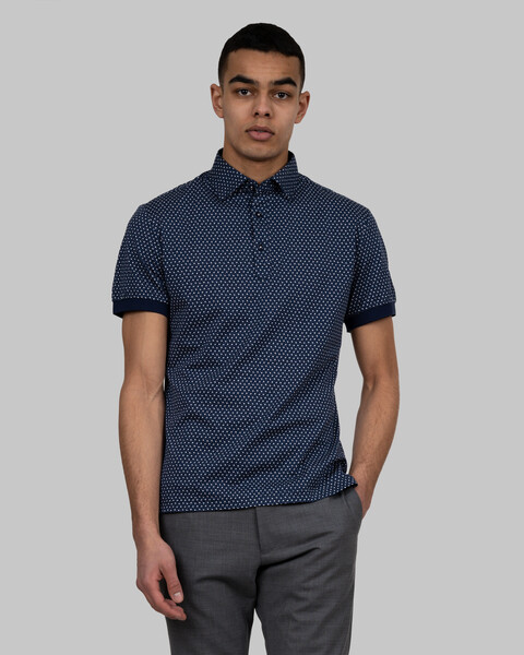 Polo 131 Navy Print S