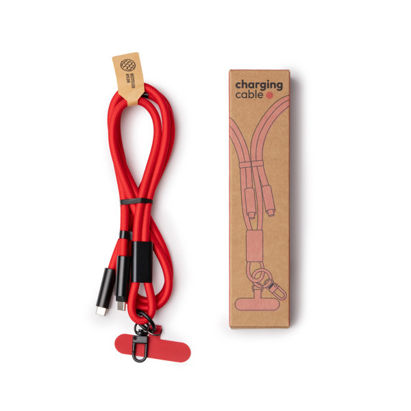 Lanyard Cable Denki - White
