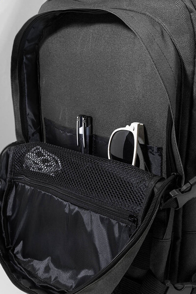 Rpet Outdoor Backpack Tactbak - Black