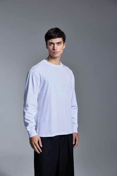 Anthem Headline Heavy Long Sleeve T-Shirt - White / S