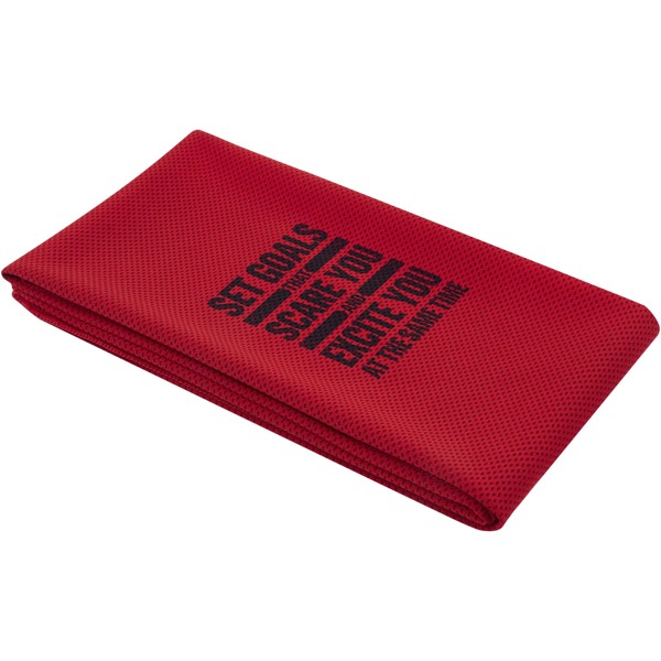 Asciugamano sportivo 50 x 100 cm Althea - Rosso