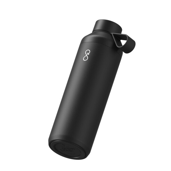 Ocean Bottle Peak 710 ml water bottle - Obsidian Black