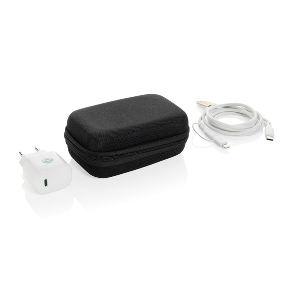 Surge RCS set za punjenje od 3 dijela, 20W USB-C, od reciklirane PET plastike