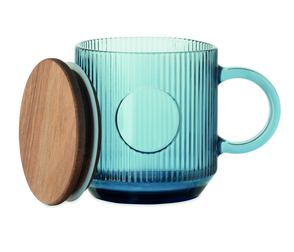 Mug en verre strié 300ml Vitrio Mug