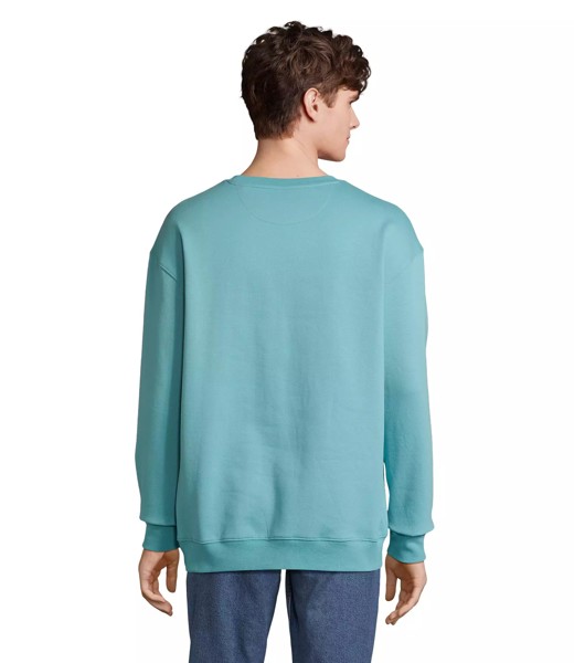 Sweatshirt Unisexo gola redonda - Azul-turquesa claro 
