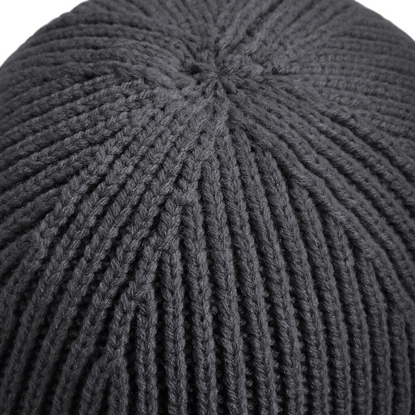 Engineered Knit Ribbed Beanie - White / ONE SIZE
