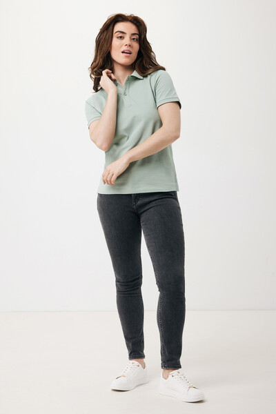 Polo tričko IQONIQ Yosemite z recykl. bavlny - Iceberg Green / XXXL