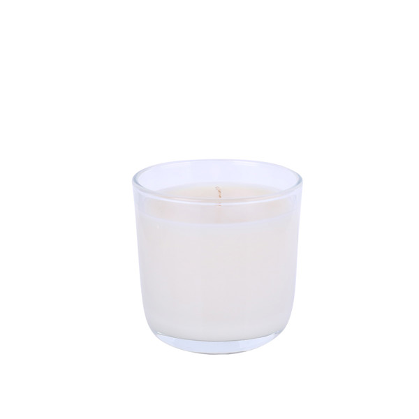 Romantic glass candle, 79 mm diameter, 78 mm height - Transparent