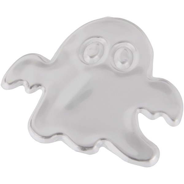 RFX™ S-12 ghost M reflective PVC sticker - White