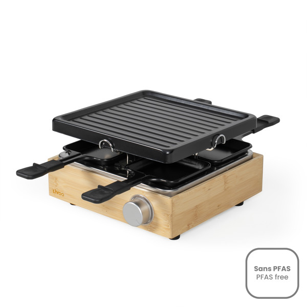 Appareil à raclette 4 personnes
