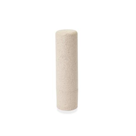 Personalised lip balm made from wheat fibre SPF15 with vanilla scent