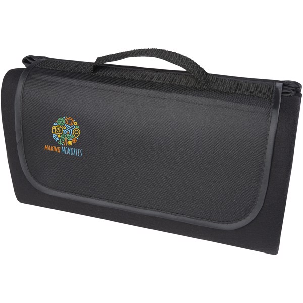 Salvie Picknickdecke aus recyceltem Kunststoff - schwarz