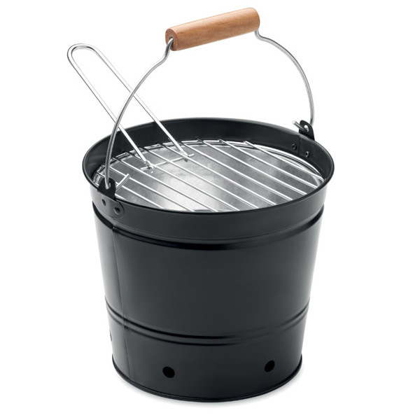 Bbqtray portable bucket grill, 200 mm diameter