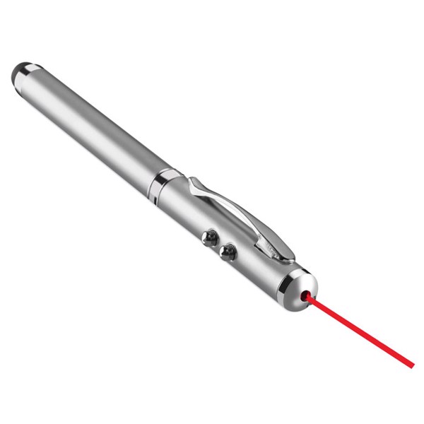 Triolux metal stylus pen, LED, laser pointer
