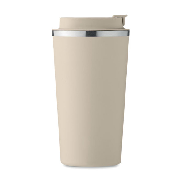 Double wall tumbler 510 ml Brace + - Beige