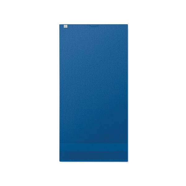 Serviette coton bio 100x50 Terry - Bleu Royal