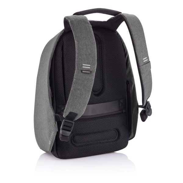 Bobby Hero Regular, Anti-theft backpack - Grey / Black