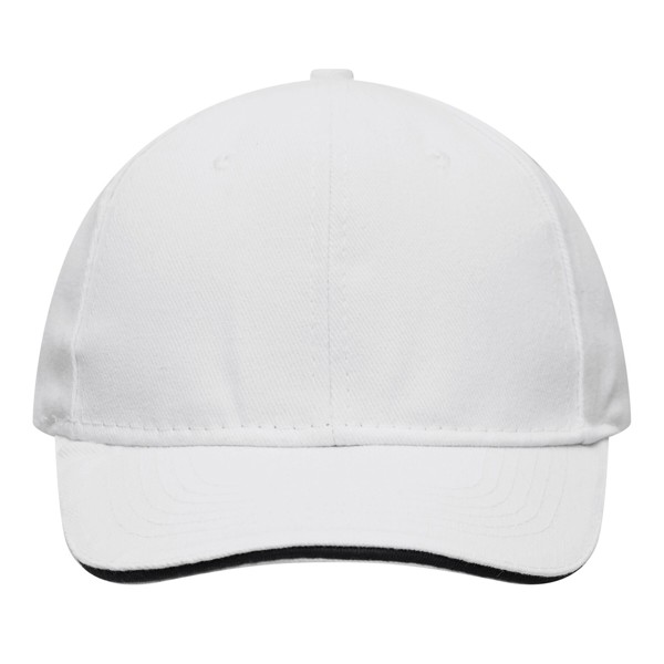 6-Panel-Sandwich-Cap Liberty - Weiß