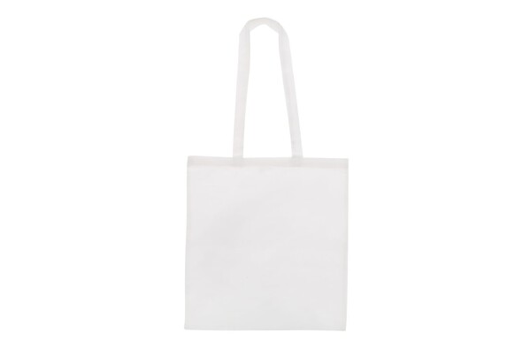 Sac en coton recyclé 140g/m² 38x42cm - Blanc