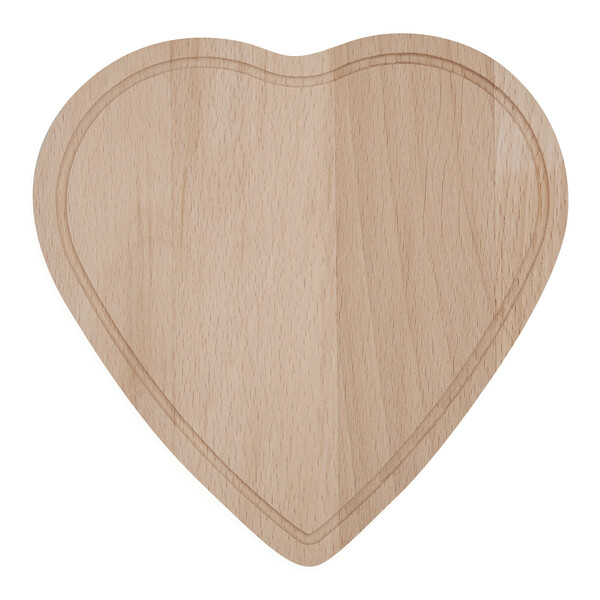 Drevená doska na krájanie Heart