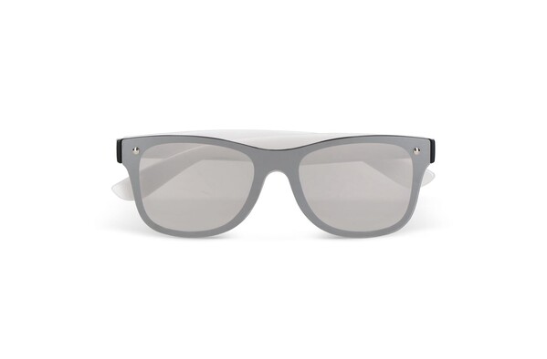 Justin R-PC solbriller med spejl-uni-glas UV400 - Hvid