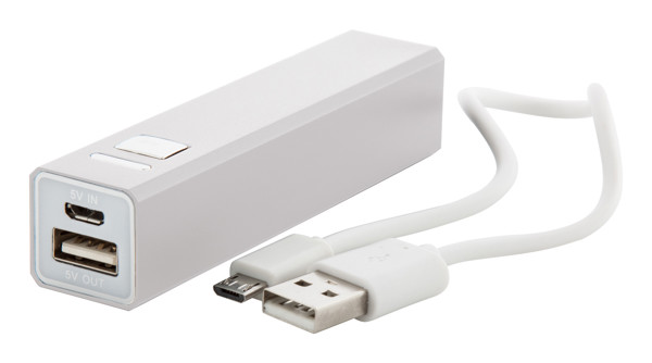 Usb Power Banka Thazer - Bílá / Bílá