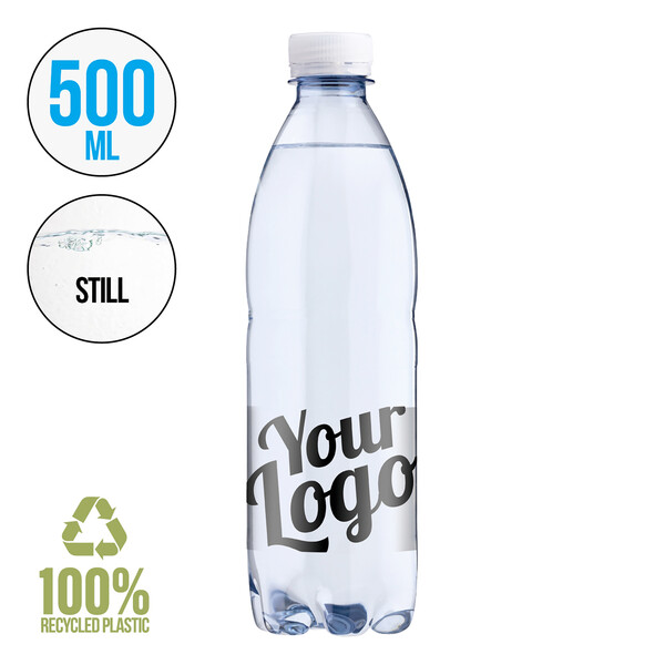 Water bottle Iride - Transparent white cap / ST