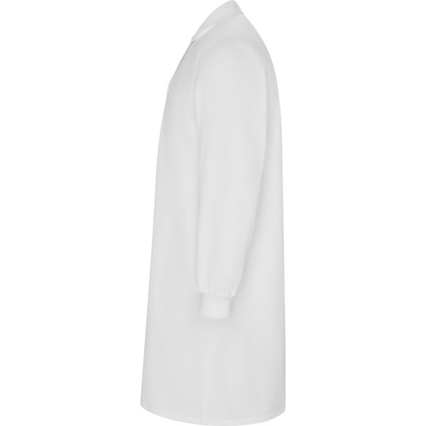 Bata Com Punhos De Pressão À Frente Mederi - BRANCO / M