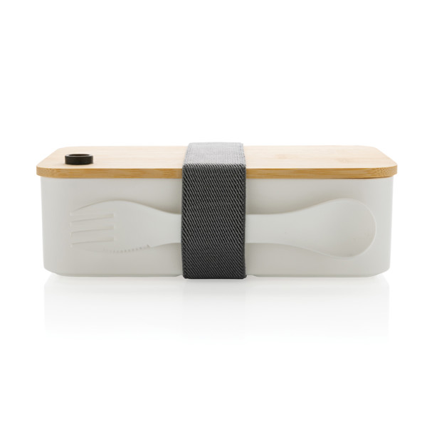 RCS RPP lunchbox with bamboo lid - White