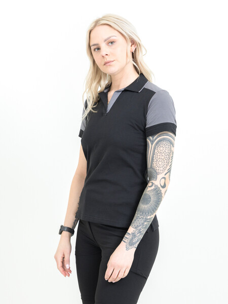 Printer Prime Polo Lady Black/Anthra XS