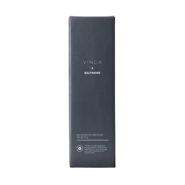 VINGA Bouteille 600ml en acier recyclé RCS Baltimore - Bleu Marine