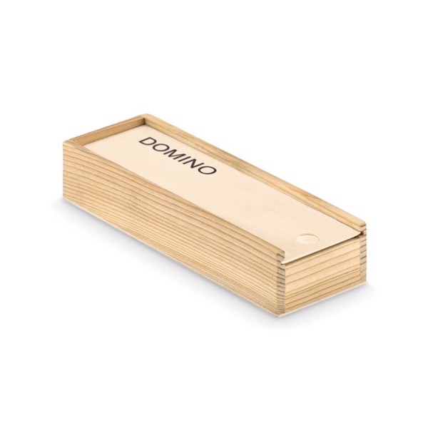 Domino set 28 pcs, MDF wooden box