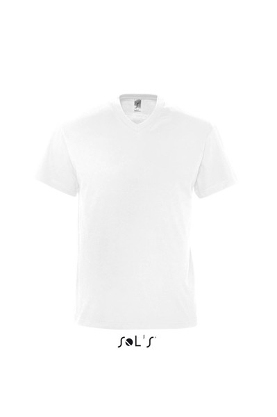 Sol's Victory - Men's V-Neck T-Shirt - White / 2XL