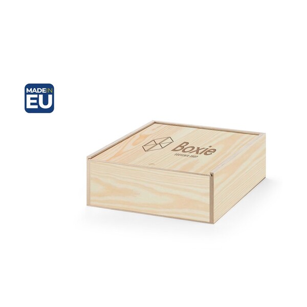 BOXIE WOOD L. Drvena kutija - Dark Natural