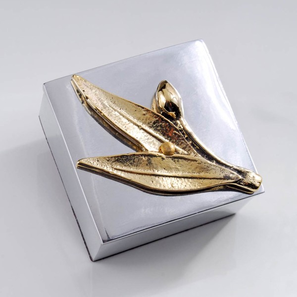 ΚΟΥΤΙ ΛΕΙΟ ΤΕΤΡΑΓΩΝΟ ΜΕ ΦΥΛΛΟ ΕΛΙΑΣ – 190SH32Α