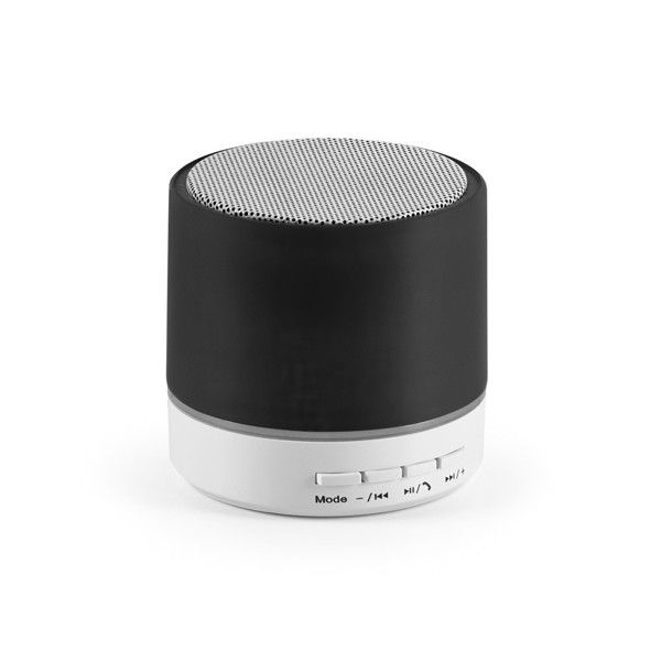 Coluna de som portátil em ABS com microfone - Preto - PEREY