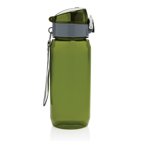 Yide športna steklenica rPET z zaklepom, 600 ml - Zelena