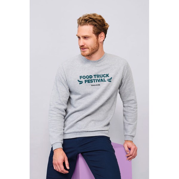 SPIDER HERREN SWEATER 260g - White / 3XL
