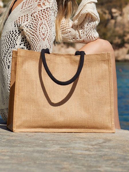 Jute Classic Shopper - Graphite Grey / Graphite Grey