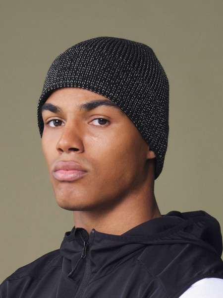 Streetlite Reflective Beanie - White