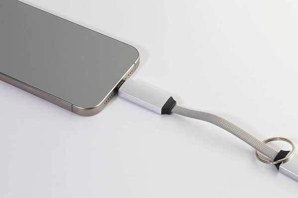 Keyring 60W Usb-C Cable Keycab - Silver