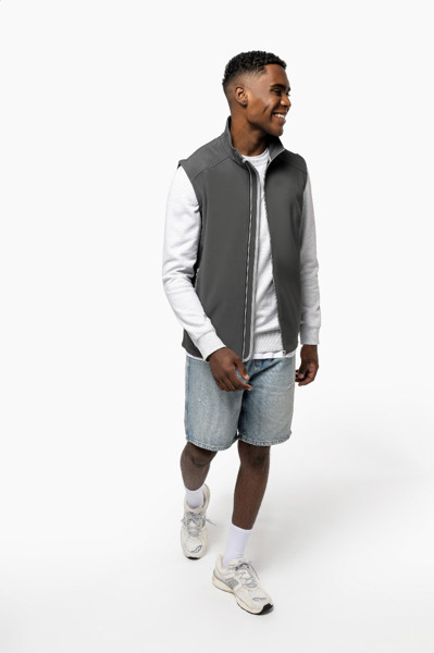 2-Layer Softshell Bodywarmer Vest KA423 - Dark Grey / XXL
