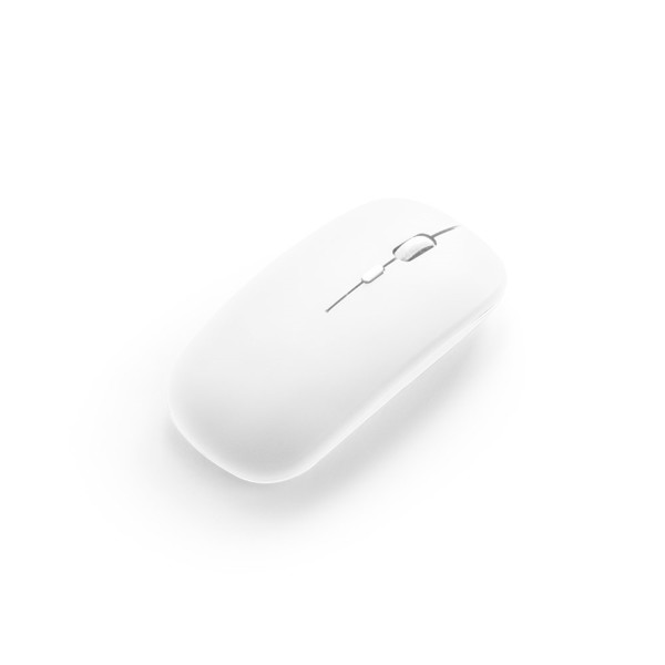 KHAN. 89% rABS wireless mouse 2'4GhZ - White