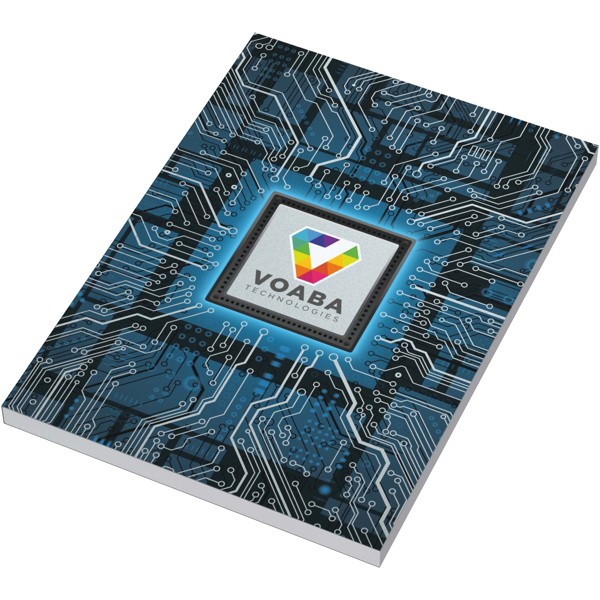 Novella Austen A5 metallic soft cover notebook - 100 sheets - Silver