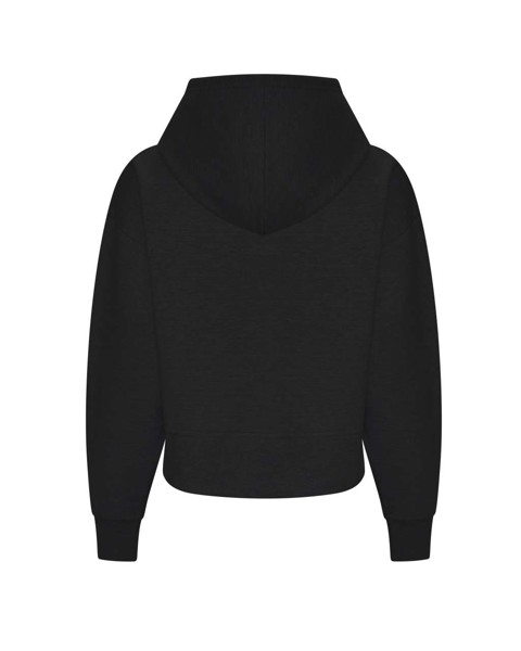 Women's Relaxed Hoodie - Deep Black / S