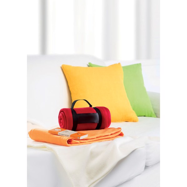 Fleece-Decke Stavenger - Weiß