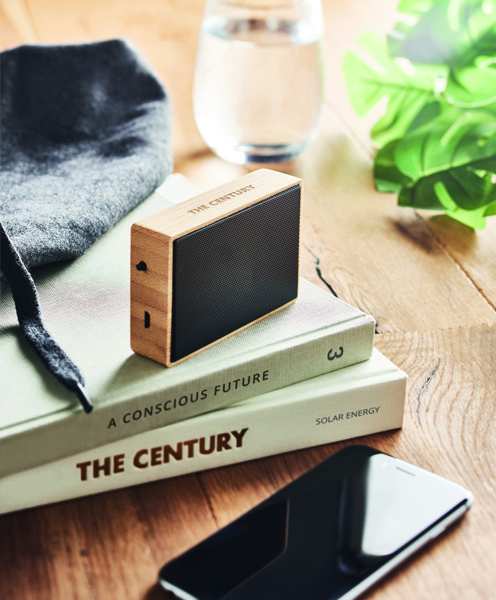 Solar bamboo wireless speaker Solae